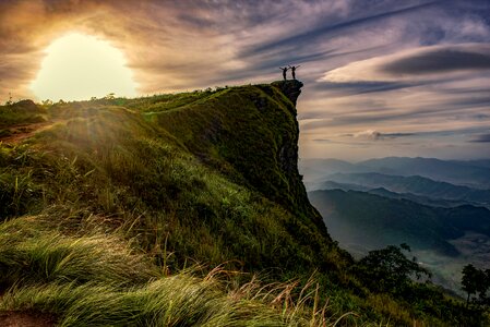 Hiking chiang rai dawn photo