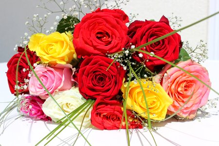Bouquet of roses bouquet of flowers love