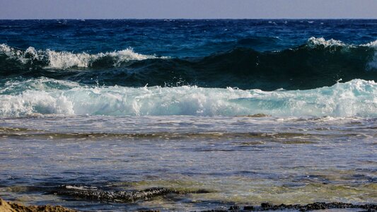 Beach nature spray photo