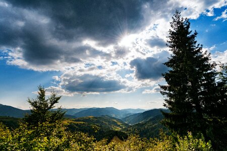 Carpathian mountains transcarpathia road photo