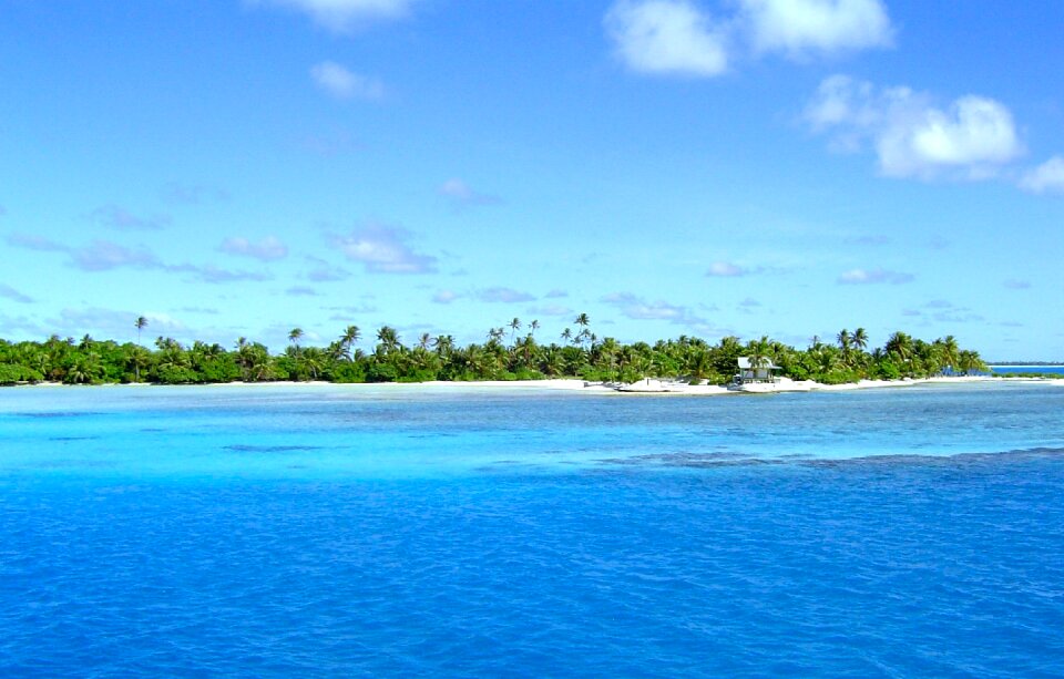 Paradise seascape tropical island