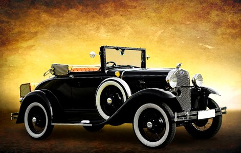 Automotive old car vehicle