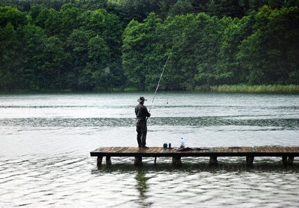 Fishing catch poland photo