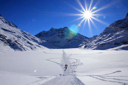 Mountains alpine nature photo