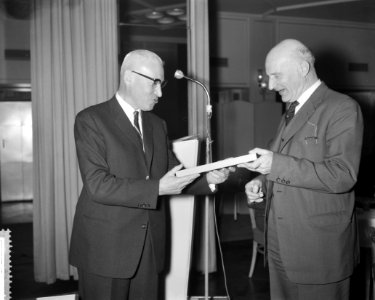 Uitreiking Sijthoffprijs, Bestanddeelnr 911-8548 photo