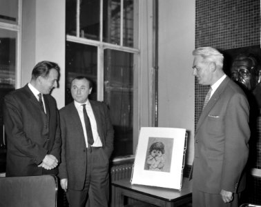 Uitreiking Roland Holstprijzen in het AP-gebouw JM Stam, Bert Schierbeek, pro, Bestanddeelnr 913-2755