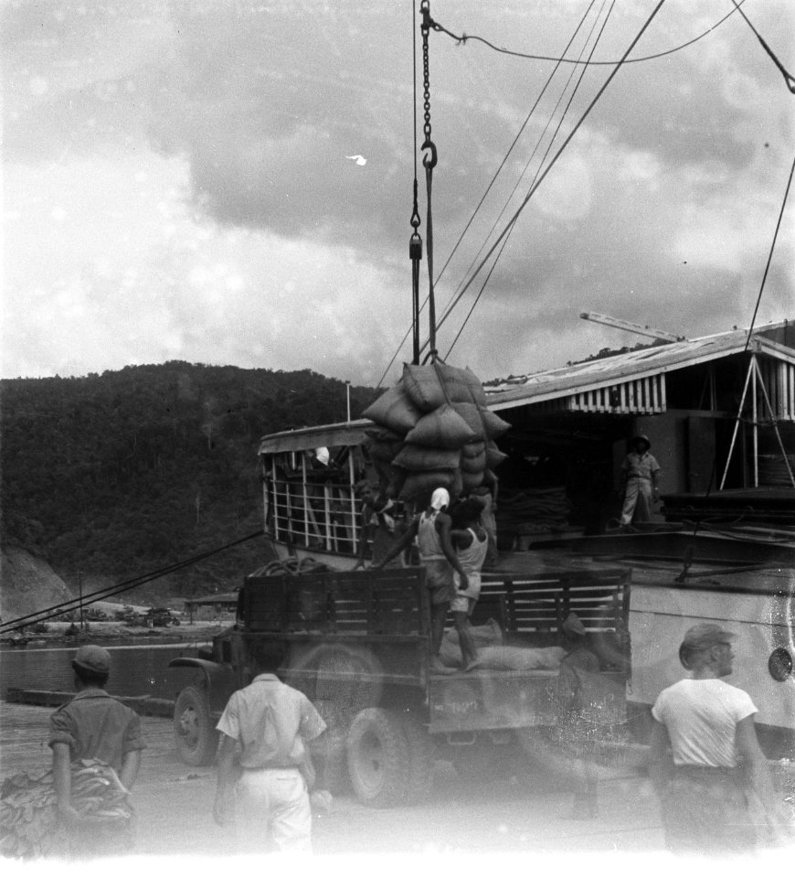 Uitladen van een schip, Bestanddeelnr 1975