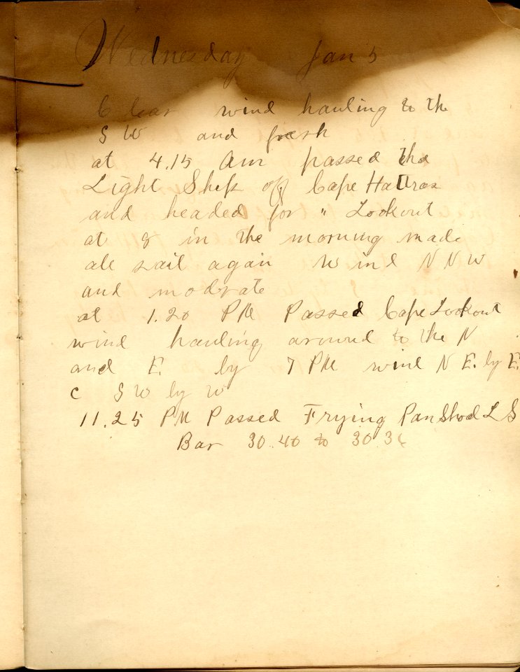 USS Utowana Log File Page 01 1897-1898 16