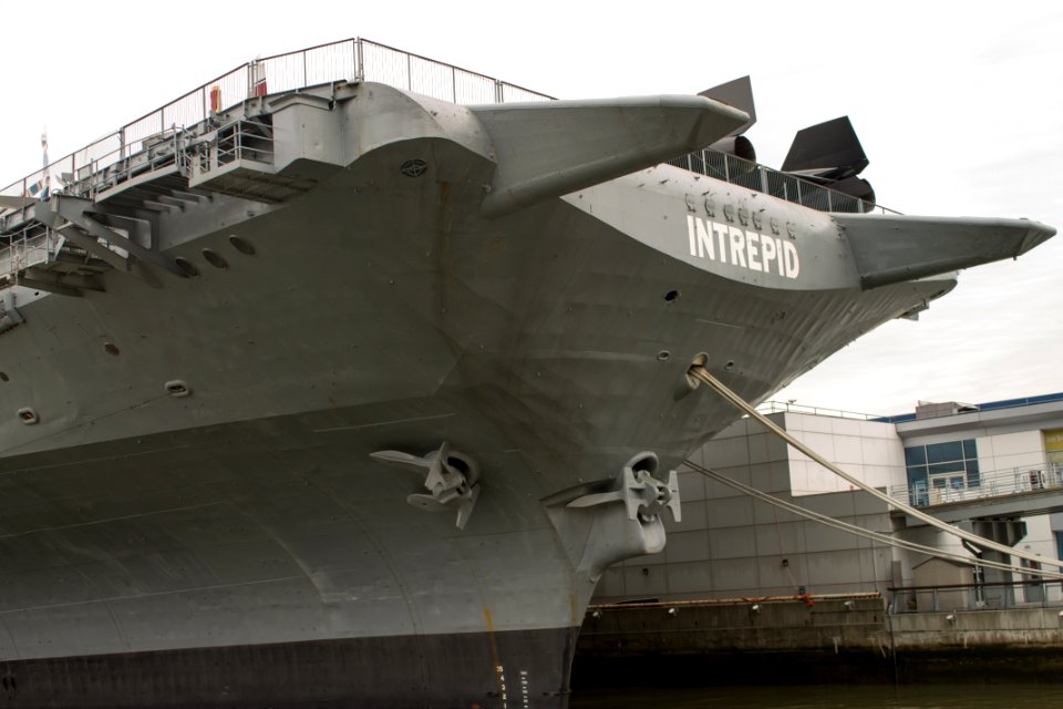 USS Intrepid Bow