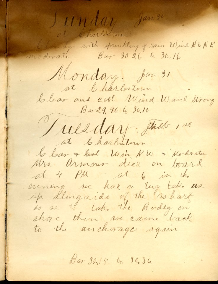 USS Utowana Log File Page 01 1897-1898 24