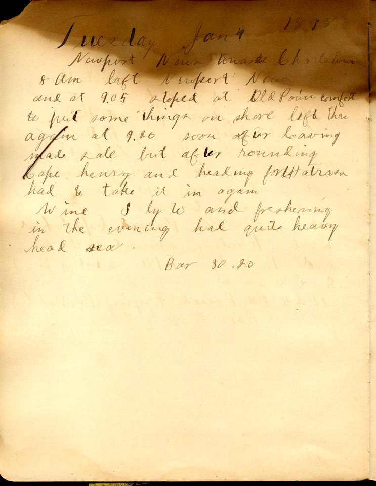 USS Utowana Log File Page 01 1897-1898 15