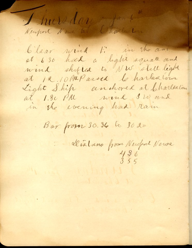USS Utowana Log File Page 01 1897-1898 17