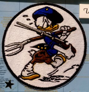 USS Bunker Hill (CV-17) patch - Oregon Air and Space Museum - Eugene, Oregon - DSC09809