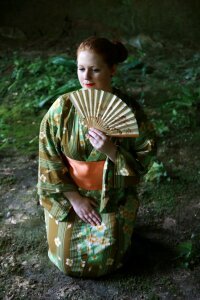 Japanese kimono art photo