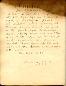 USS Utowana Log File Page 01 1897-1898 39
