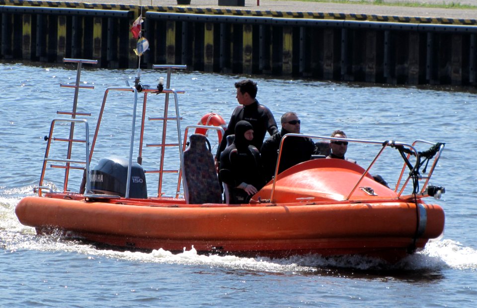 Ustka, ratownicy Morskiej Stacji Brzegowej