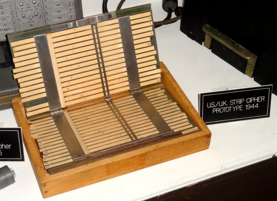 US-UK Strip Cipher Prototype, 1944 - National Cryptologic Museum - DSC07987
