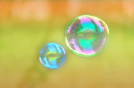 Bubble the scenery reflection