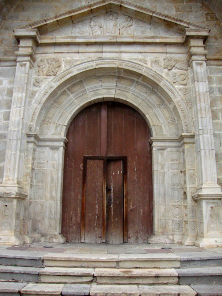 Urrugne (Pyr-Atl., Fr) Saint Vincent, portal