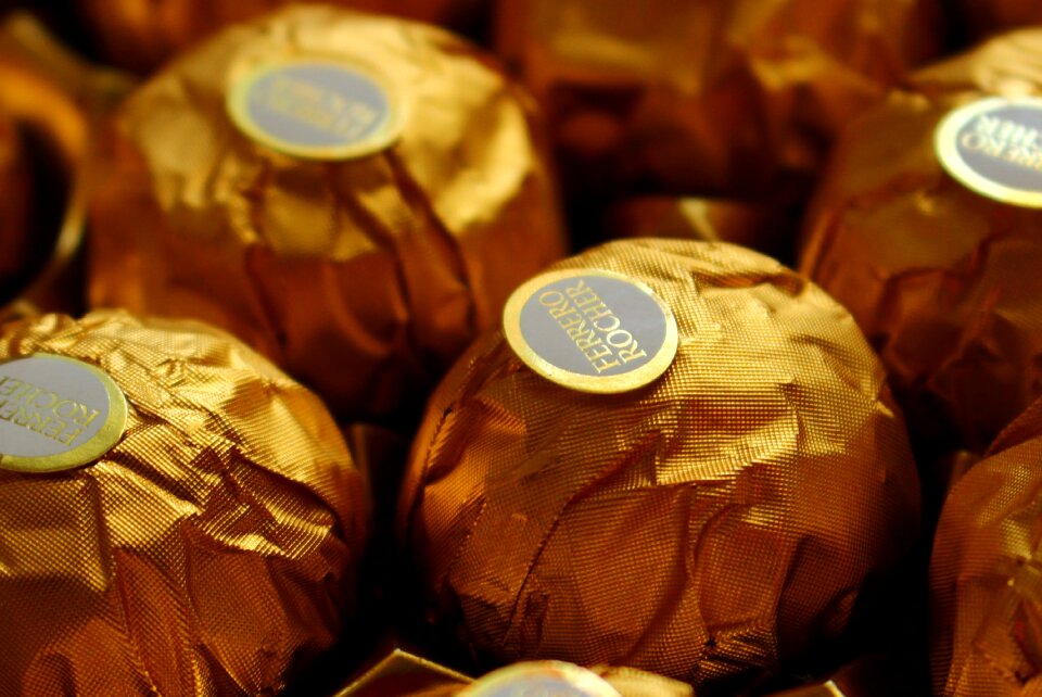 Ferrero chocolate gold