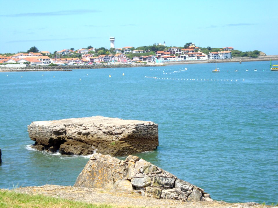 Urrugne-Ciboure (Pyr.Atl.,Fr) Socoa du coté de la Rade de Saint-Jean-de-Luz