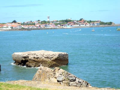 Urrugne-Ciboure (Pyr.Atl.,Fr) Socoa du coté de la Rade de Saint-Jean-de-Luz