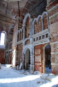 Uspenskiy cathedral in Rdeyskiy monastery inside