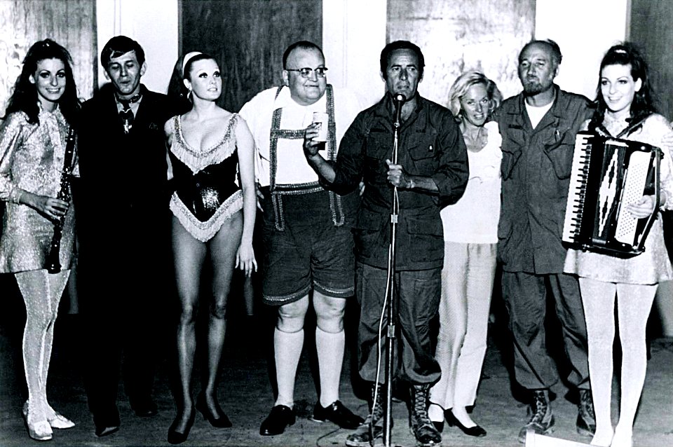 USO Vietnam 1968 Troop - Jennie Frankel, Tony Diamond, Sara Sue, Sig Sakowitz, Joey Bishop, Tippi Hedren, Mel Bishop, Jennie Frankel