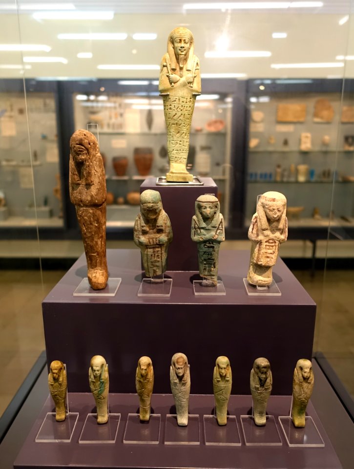 Ushabtis, Egypt, various dynasties and materials - Martin von Wagner Museum - Würzburg, Germany - DSC05369