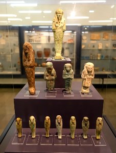 Ushabtis, Egypt, various dynasties and materials - Martin von Wagner Museum - Würzburg, Germany - DSC05369