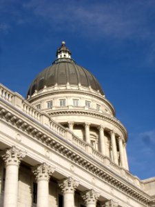 Utah State Capitol dome exterior - 23 November 2012