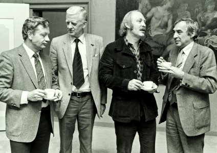 V.l.n.r.van Noort, G Sikma, Pvan Schooten, A Vos, A. NL-HlmNHA 5400463952