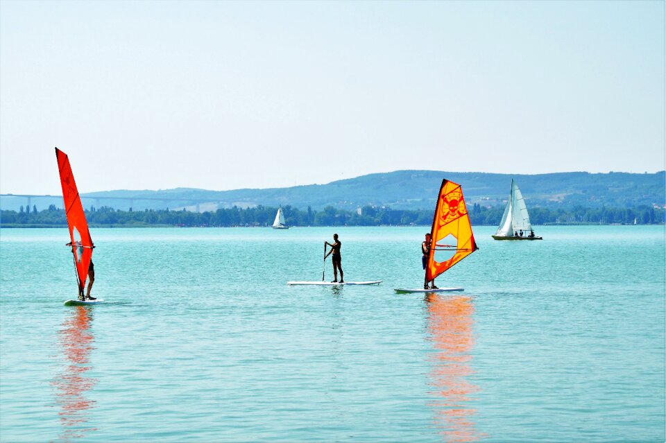 Summer lake balaton