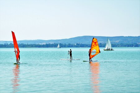 Summer lake balaton