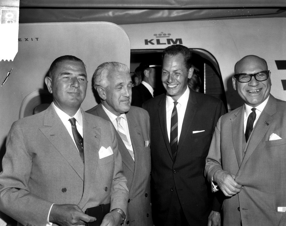 V.l.n.r. Verolme, Dammen, Fred Kaps en Zwolsman, Bestanddeelnr 918-1490