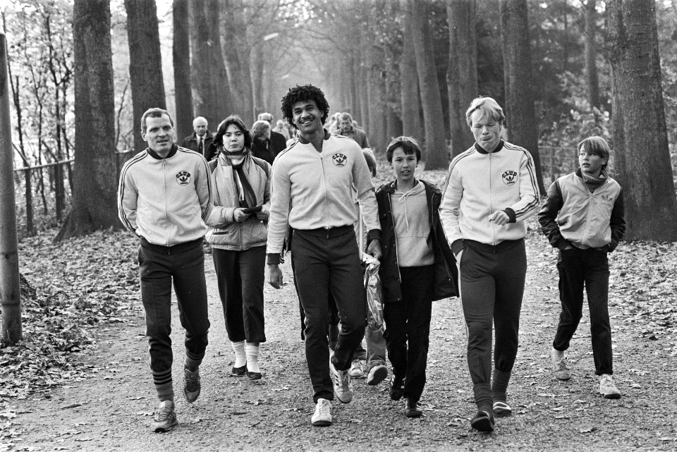 V.l.n.r. Willy van de Kerkhof , Ruud Gullit en Ronald Koeman, Bestanddeelnr 932-7706