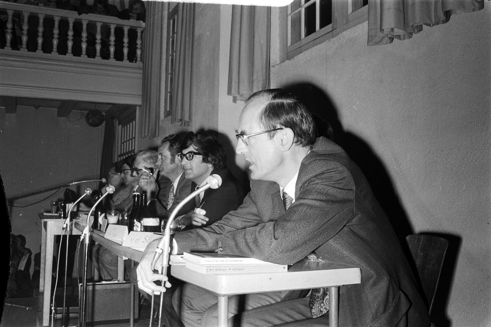 V.l.n.r. Visser, Van Thijn, Geertsema, Boersma, Van Tijn, Van der Stee, Drees j…, Bestanddeelnr 924-4780