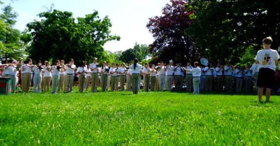 UU Summit NJ high school band plays at Memorial Day