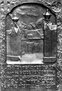 Utrecht - Plaquette in het Militair Hospitaal