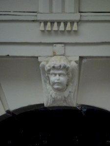 Utrecht Rijksmonument 18369 poortje bij Trans 10, detail