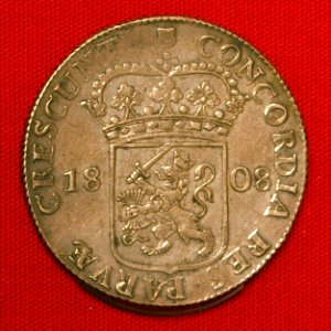 Utrecht, zilveren dukaat 1808