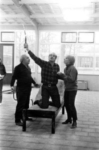 V.l.n.r. Lex Goudsmit, Guus Hermus, Carry Tefsen, Bestanddeelnr 921-9170