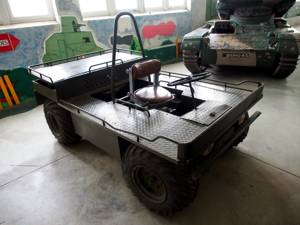 Unknown military vehicle in the Musée des Blindés, France, pic-1