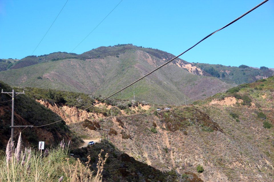 Unnamed Mountain viewed from Old Coast Road, Big Sur CA Aug 2019