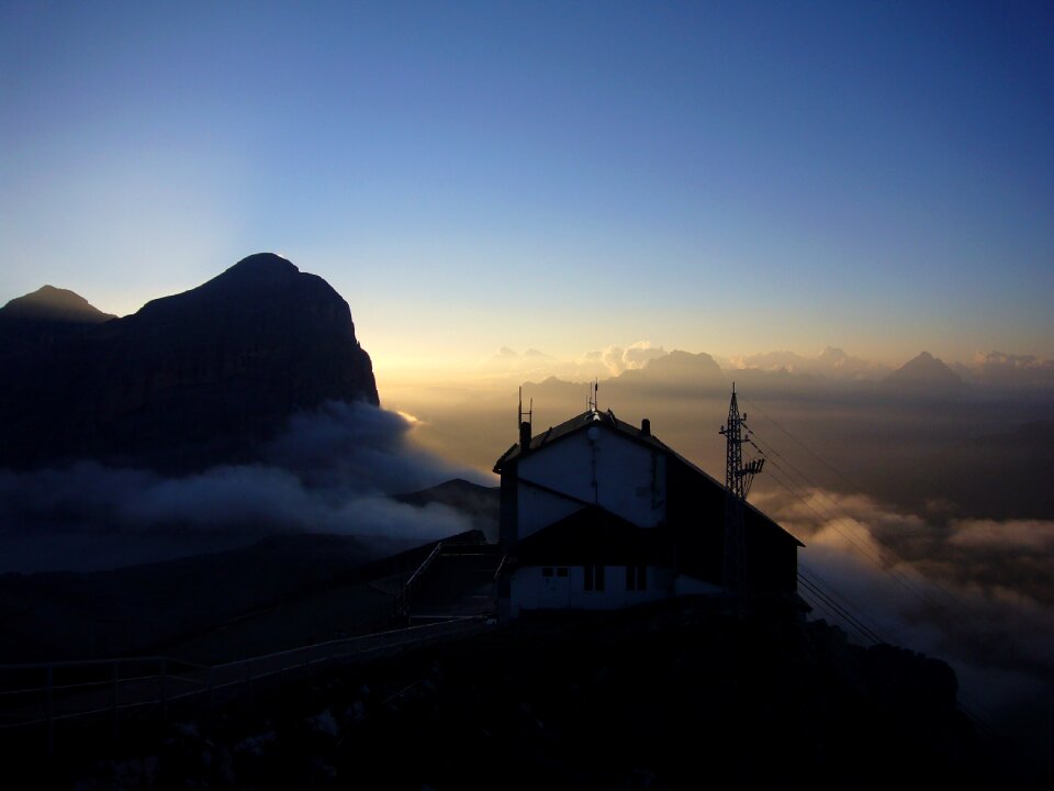 Dolomites panorama mountains