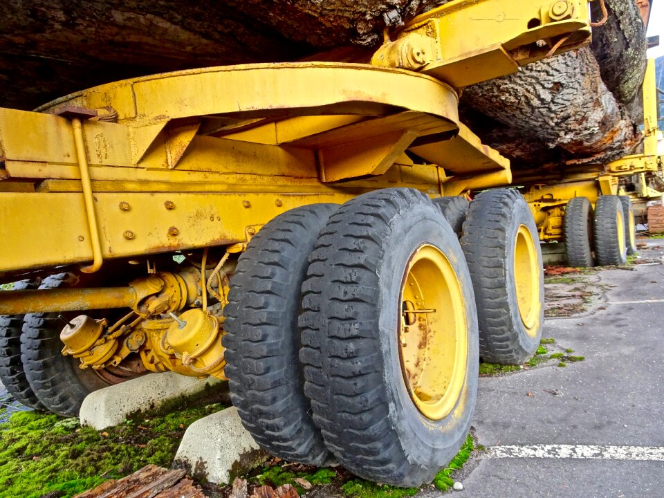 Trailer wood vehicle