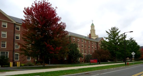 University of Massachusetts at Amherst campus view building