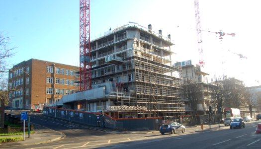 University of Brighton (Accommodation Building 1), Lewes Road, Moulsecoomb (February 2020) (1)