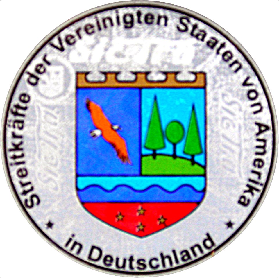 United States Army in Germany license plate seal