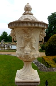 Urn by Jan Pieter van Baurscheit the Elder, Antwerp, early 1700s - Waddesdon Manor - Buckinghamshire, England - DSC07849